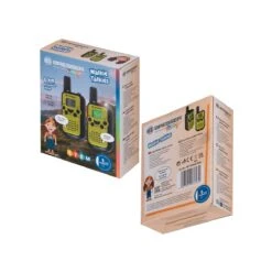 2 Talkies-Walkies Bresser Junior - 6 Km De Portée Et Mains Libres - Vert -Divertissement Jeux Jouets Magasin 2 talkies walkies bresser junior 6 km de portee et mains libres vert 3