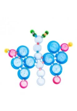 Boite De 50 Pièces Clip-it Papillon 2D -Divertissement Jeux Jouets Magasin boite de 50 pieces clip it papillon 2d 2