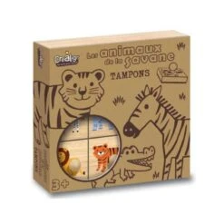 Coffret Tampons Eui -Animaux De La Savane