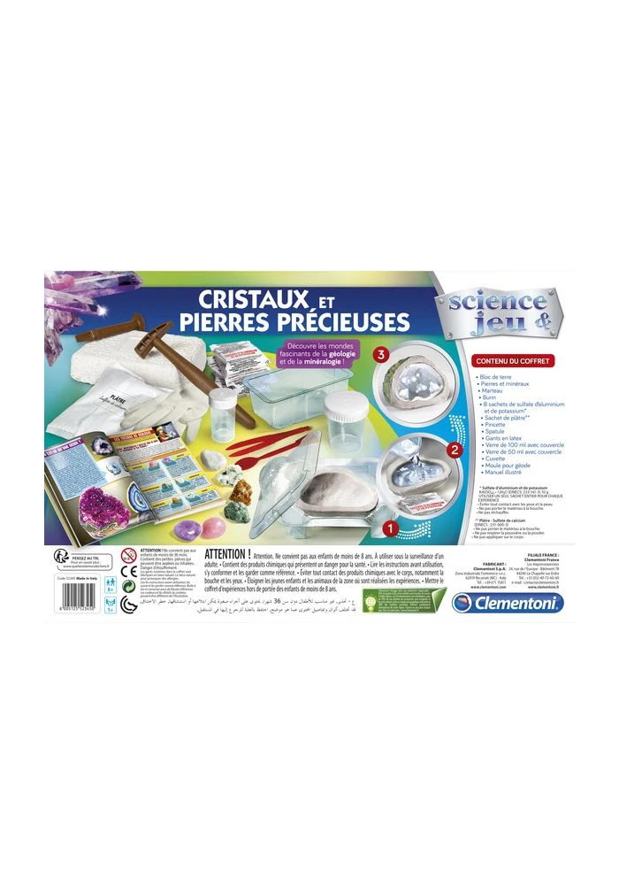 Clementoni Cristaux Et Pierres Précieuses 6 Clementoni Cristaux Et Pierres Précieuses – Image 4