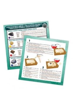 BUKI Dig Kit Roches Et Minéraux -Divertissement Jeux Jouets Magasin dig kit roches et mineraux 2