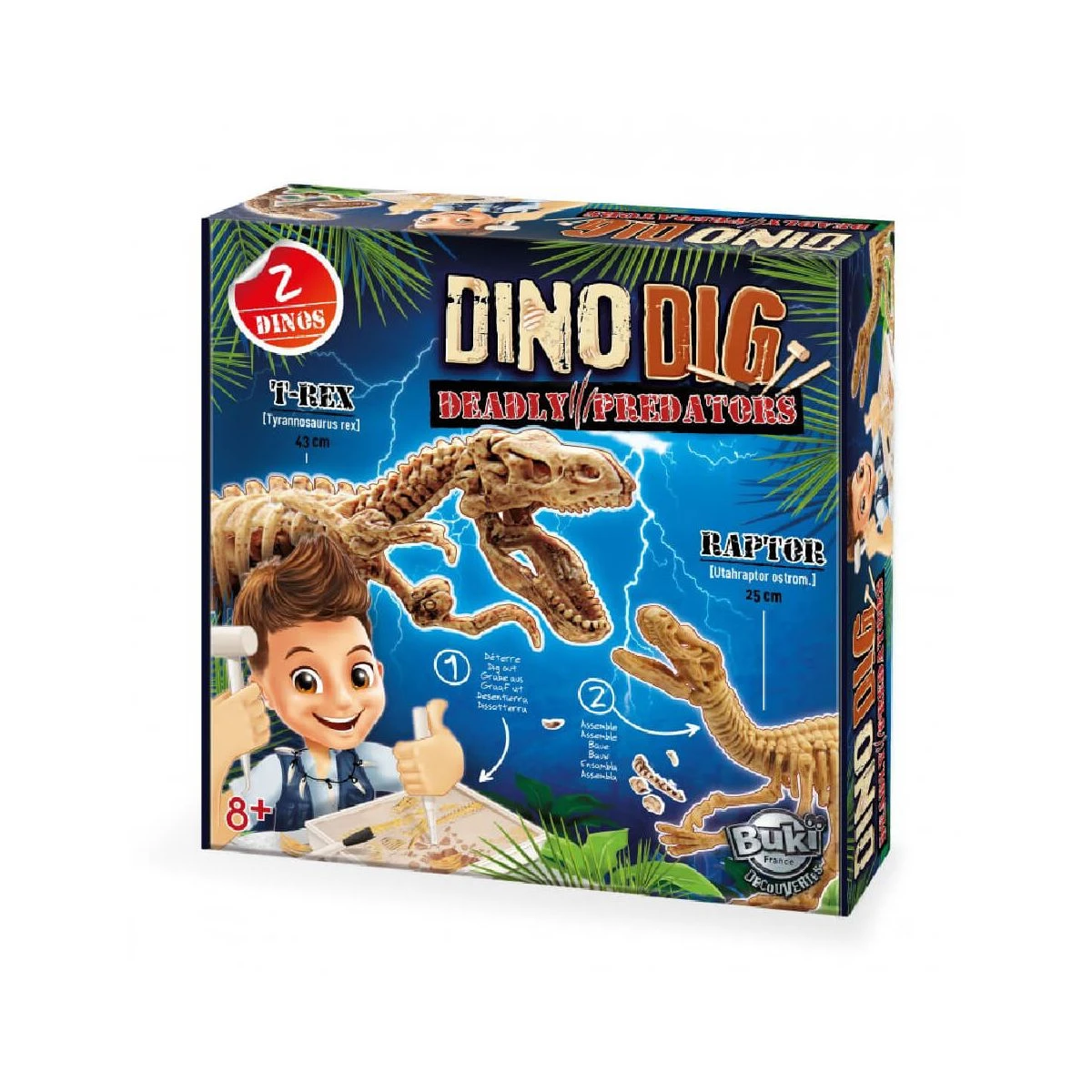 BUKI Dino Dig Tyrannosaure Et Velociraptor 3 BUKI Dino Dig Tyrannosaure Et Velociraptor