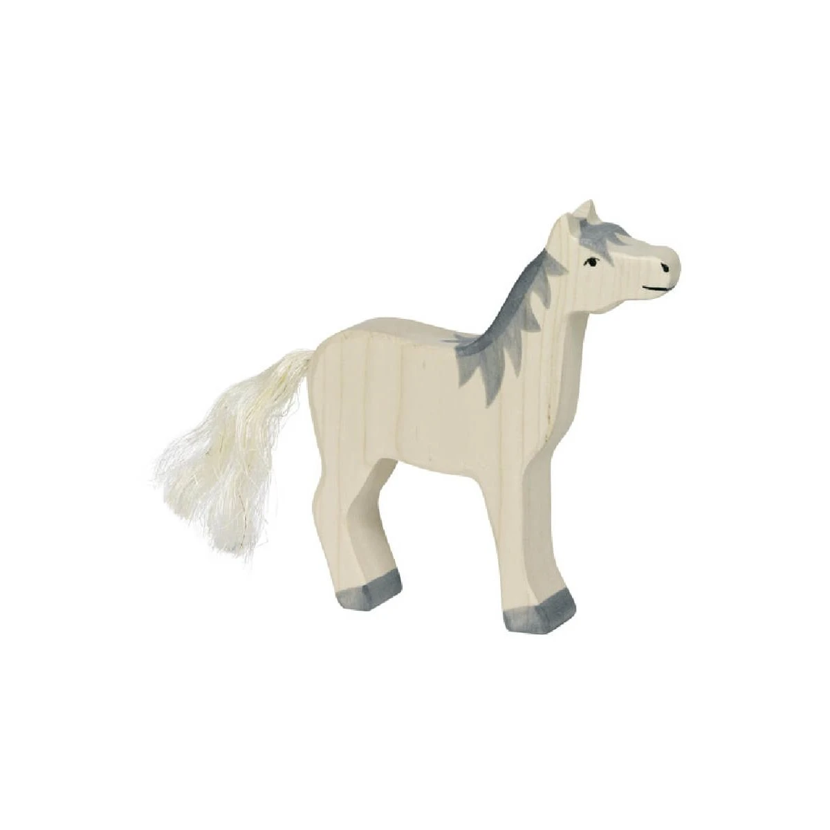 Figurine Holtztiger Cheval Tête Haute Crinière Grise 3 Figurine Holtztiger Cheval Tête Haute Crinière Grise
