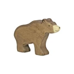 Figurine Holtztiger Ours Brun