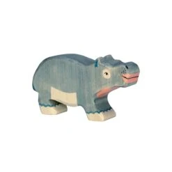Figurine Holtztiger Petit Hippopotame