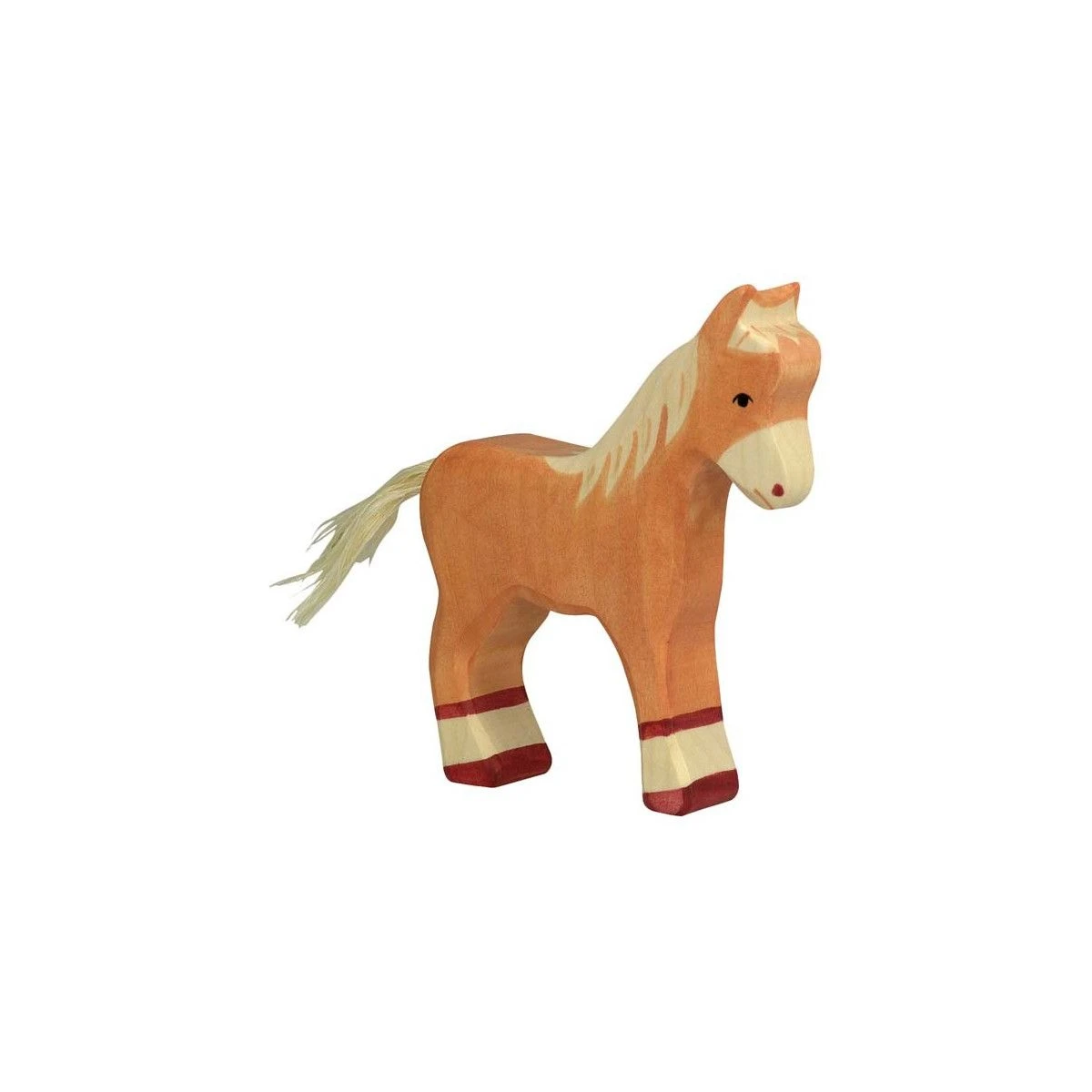 Figurine Holtztiger Poulain Debout - Marron Clair 3 Figurine Holtztiger Poulain Debout - Marron Clair