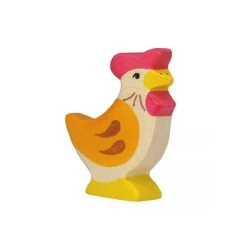 Figurine Holtztiger Poule Debout