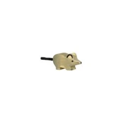 Figurine Holtztiger Souris GRISE