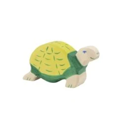 Figurine Holtztiger Tortue JAUNE