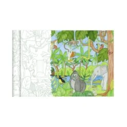 Graffy Roll Affiches à Colorier : La Jungle