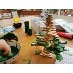 Kit Forêt - Construis Et Décore Ton Sapin De Noël En Bois -Divertissement Jeux Jouets Magasin kit activite nature fabrique ton sapin 3
