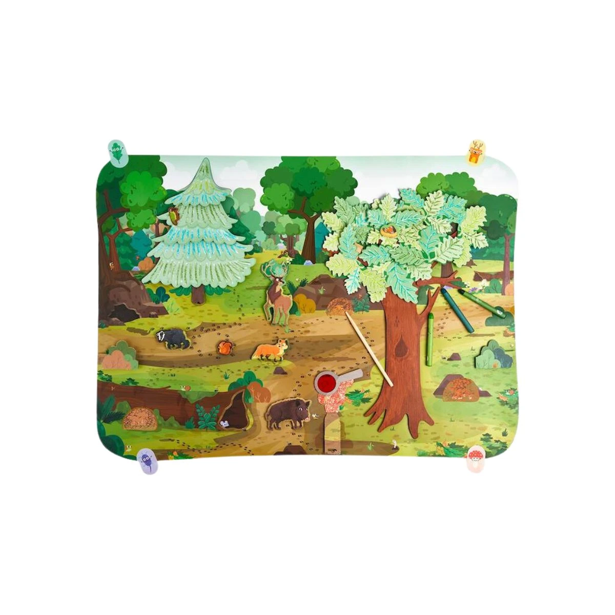 Kit Pandacraft Forêt 3-7 Ans 5 Kit Pandacraft Forêt 3-7 Ans – Image 3