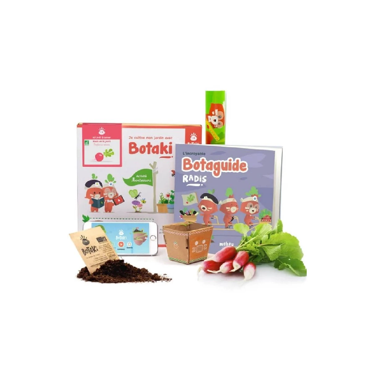 Kit Semis Radis - Crée Ton Potager Maison 3 Kit Semis Radis - Crée Ton Potager Maison