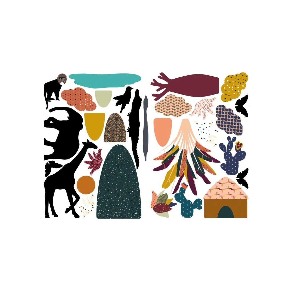 Magnets Animaux – Savane 6 Magnets Animaux – Savane – Image 4