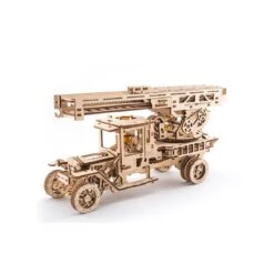 Dam Maquette Mécanique UGEARS Camion De Pompier Avec échelle