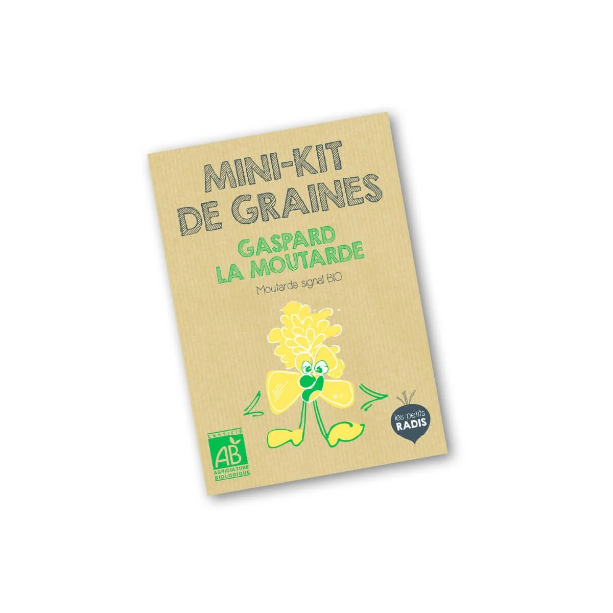 Mini Kit De Graines BIO De Gaspard La Moutarde 3 Mini Kit De Graines BIO De Gaspard La Moutarde