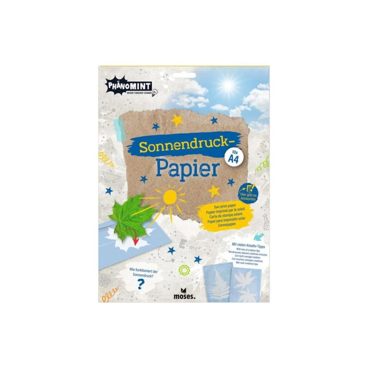 Moses Papier Imprimé Par Le Soleil - 10 Feuilles A4 3 Moses Papier Imprimé Par Le Soleil - 10 Feuilles A4