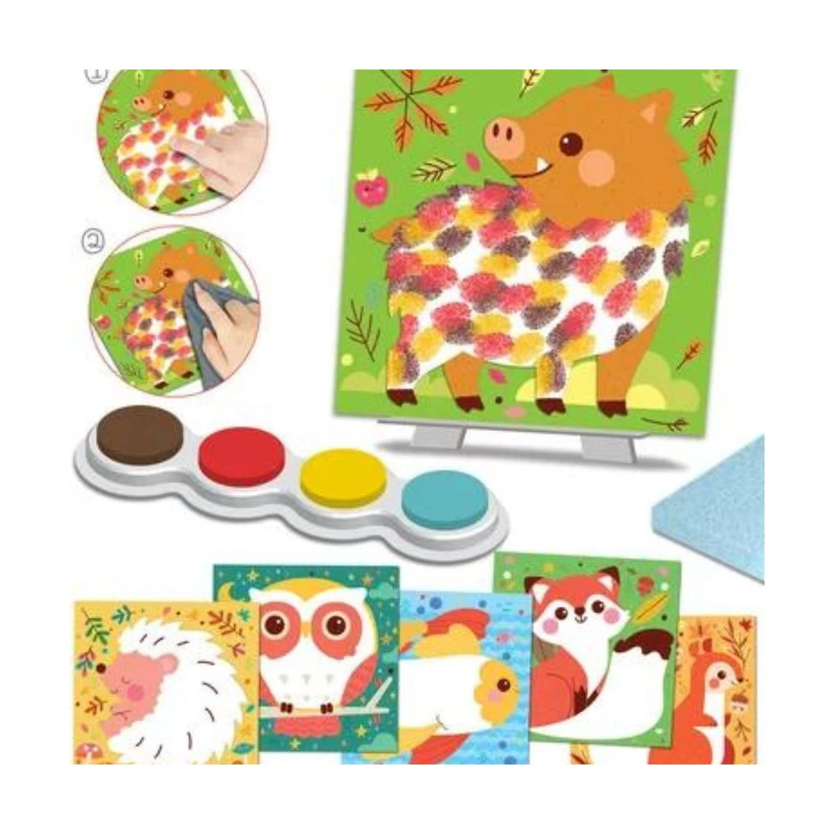 Peinture Au Doigt - Animaux De La Campagne 4 Peinture Au Doigt - Animaux De La Campagne – Image 2