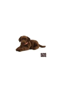 Peluche Géant Labrador Chocolat 60 Cm