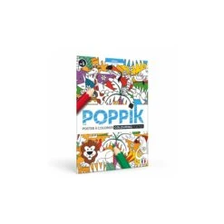 Poster Animaux à Colorier - Poppik