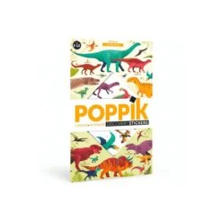 Poster Découverte Avec Stickers Dinosaures