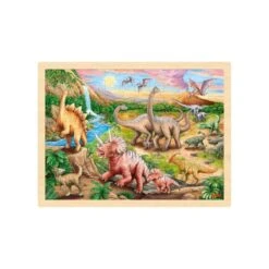 Goki Puzzle 96 Pièces Le Monde Des Dinosaures