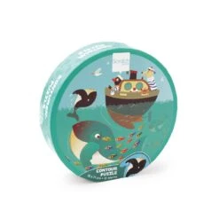 Scratch Puzzle Contour Baleines