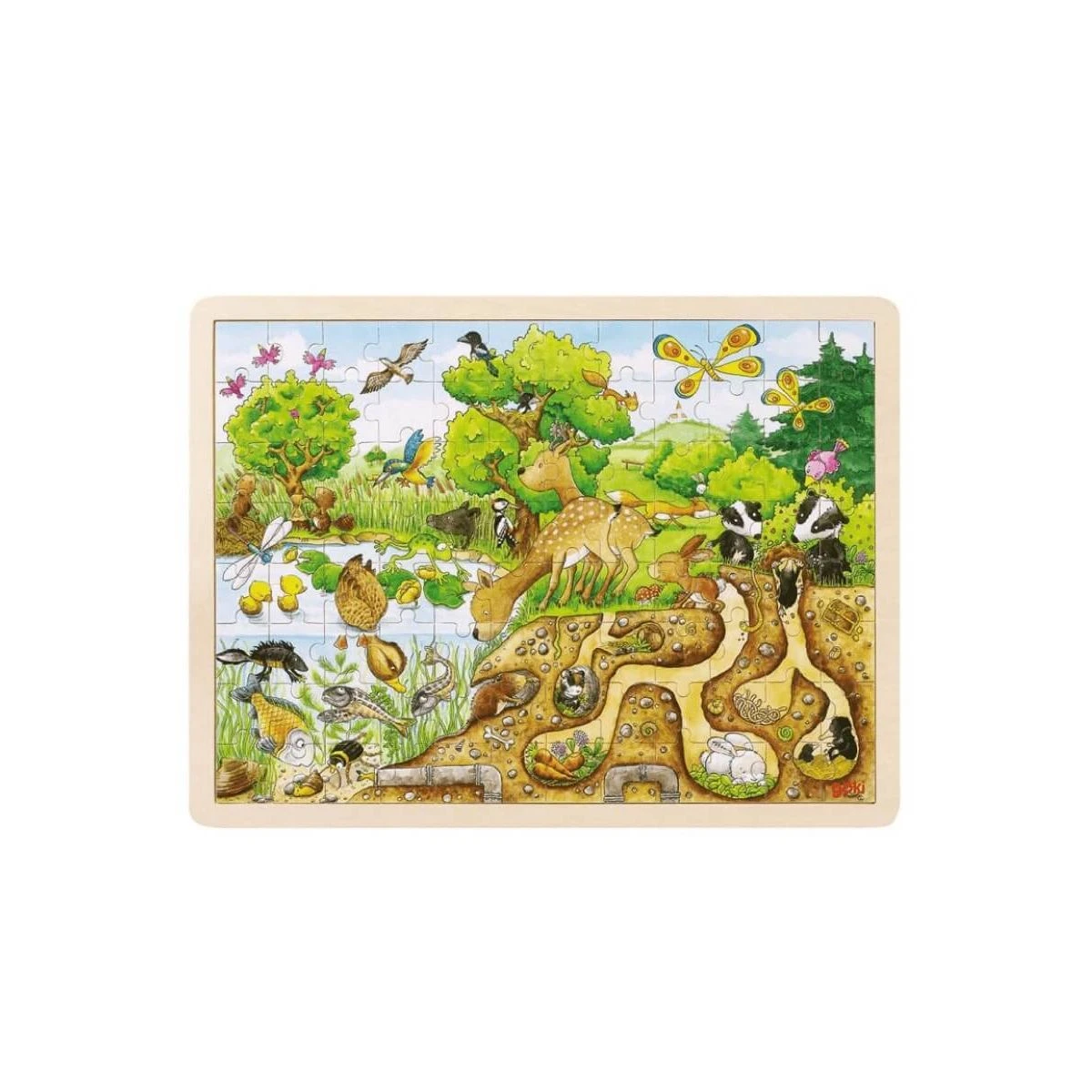 Goki Puzzle Découverte De La Nature 96 Pièces 3 Goki Puzzle Découverte De La Nature 96 Pièces