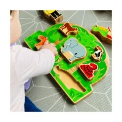 Puzzle à Forme - Animaux De La Jungle -Divertissement Jeux Jouets Magasin puzzle forme animaux de la jungle 2