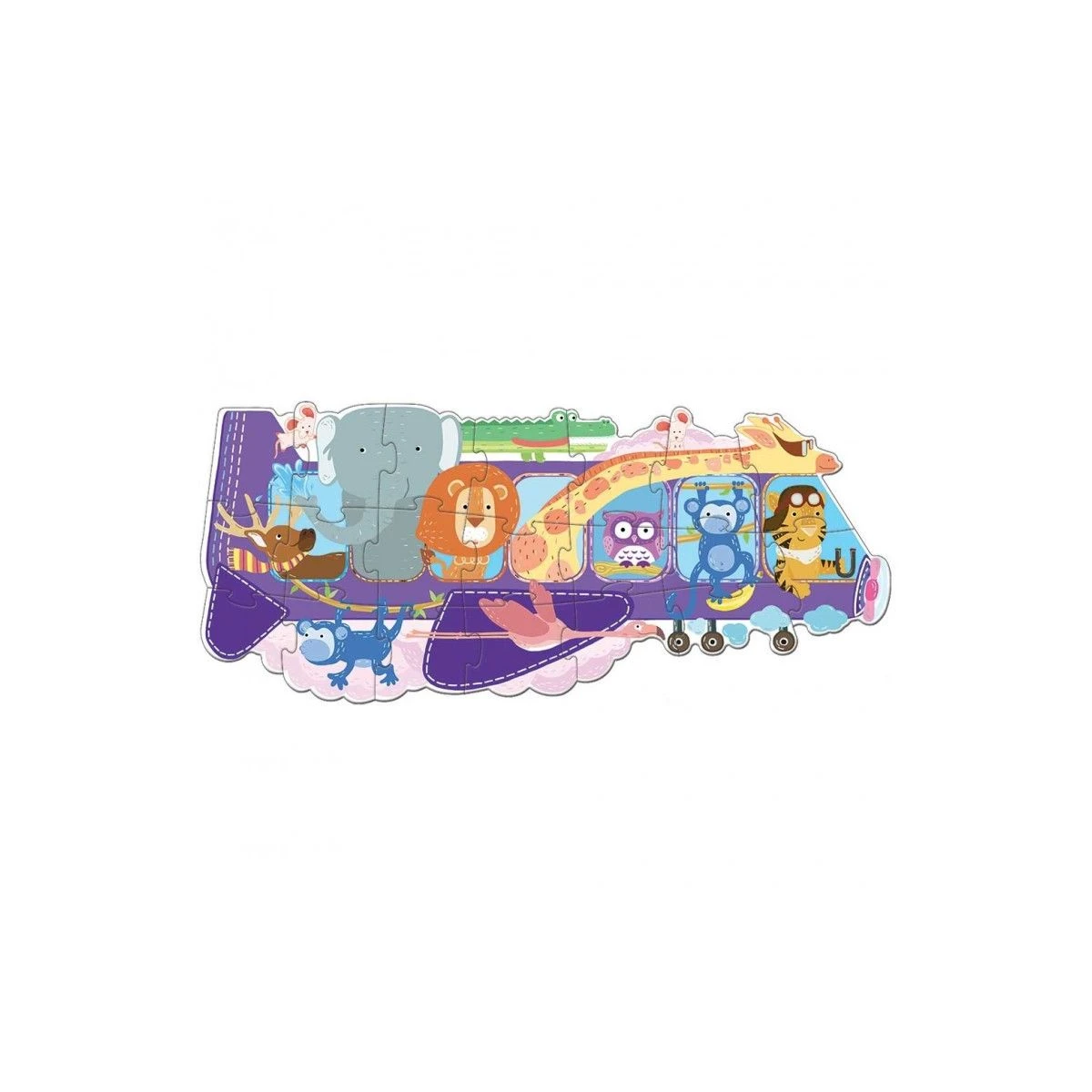 Puzzle L'avion Des Animaux 4 Puzzle L'avion Des Animaux – Image 2