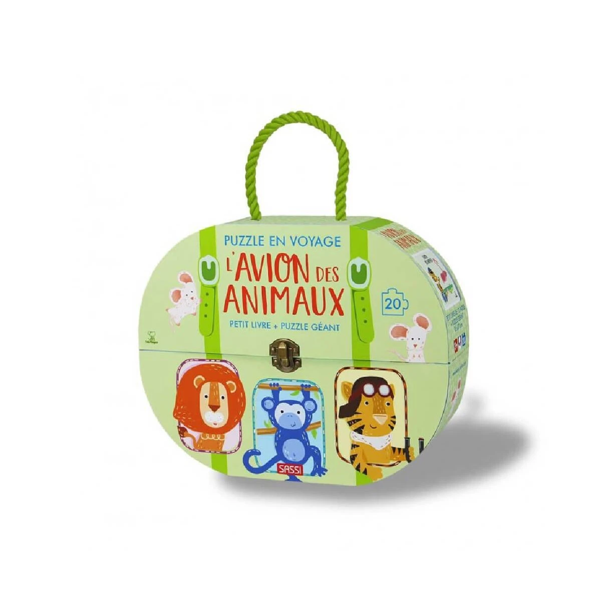 Puzzle L'avion Des Animaux 3 Puzzle L'avion Des Animaux