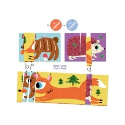 Puzzle Sticks Animaux De La Forêt 7 Puzzle Sticks Animaux De La Forêt -Divertissement Jeux Jouets Magasin puzzle sticks animaux de la foret 2