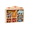 Dam Set D'animaux Du Safari En Bois 1 Dam Set D'animaux Du Safari En Bois -Divertissement Jeux Jouets Magasin set d animaux en bois safari